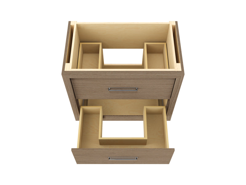 Vanderloc Avalon Two Drawer Single Bathroom Vanity