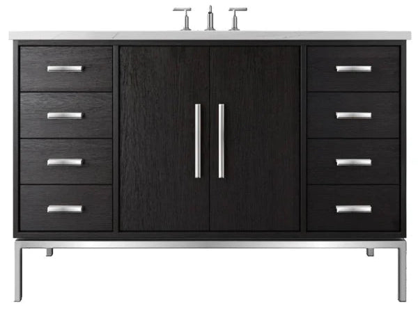 Vanderloc Rift White Oak Single Extra Wide Bathroom Vanity
