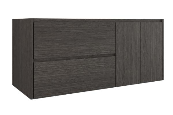 Vanderloc Gilded Single Left or Right Wall-Mounted - Undermount Bathroom Vanity