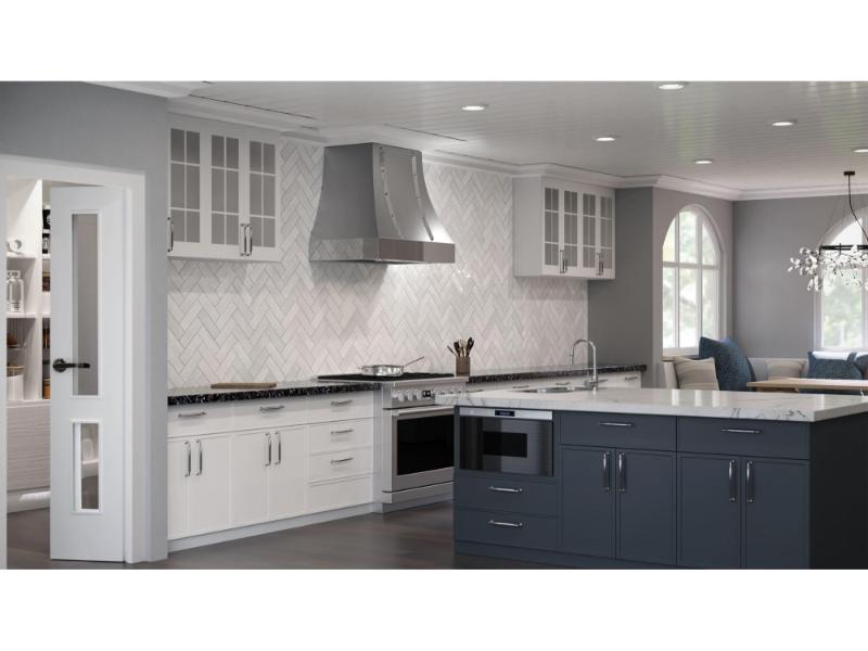 Elica Oristano Wall Mount Hood with Arezzo 600/1200 CFM Insert – Stainless Steel