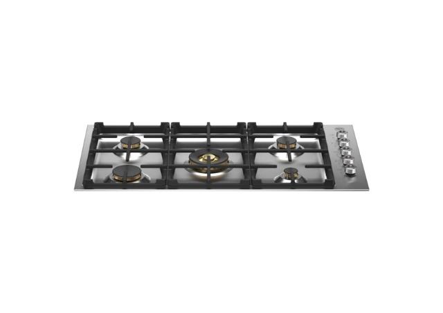 Bertazzoni Professional Series 36" Drop-In Cooktop: Gas - Stainless Steel