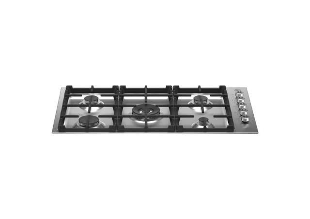 Bertazzoni Professional Series 36" Drop-In Cooktop: Gas - Stainless Steel