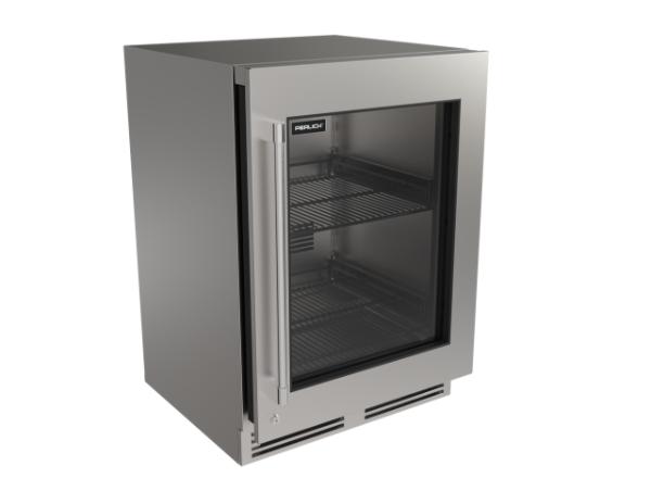 Perlick G5 Core 24" Glass Door Refrigerator – Indoor/Outdoor Rated - Panel Ready