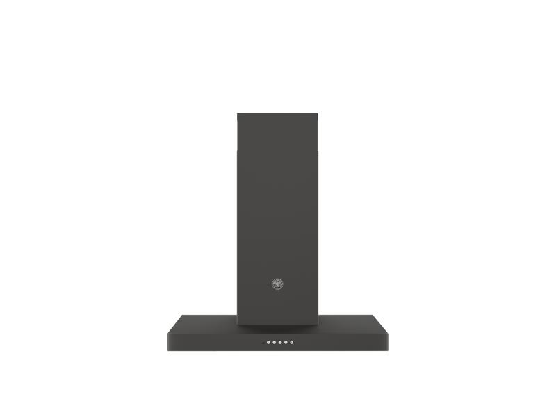 Bertazzoni Professional Series T-Shape Wall Mount Hood - 600 CFM - Stanless Steel & Carbonio