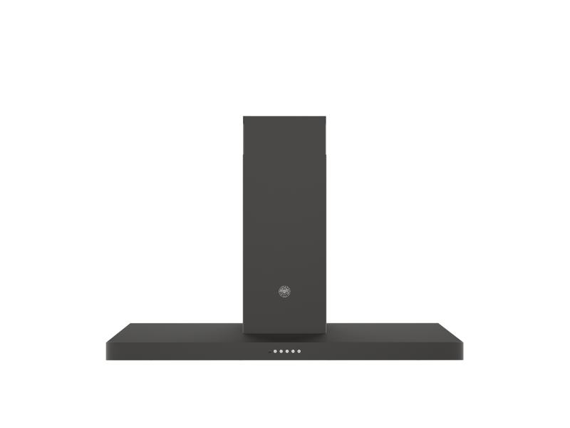 Bertazzoni Professional Series T-Shape Wall Mount Hood - 600 CFM - Stanless Steel & Carbonio