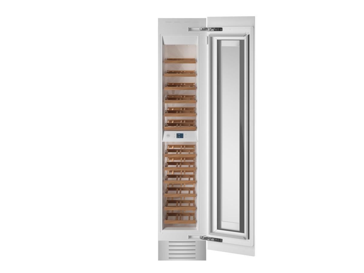 Bertazzoni Professional T Series 18" Built-In Wine Column - Stainless Steel & Carbonio - Right or Left Hinge