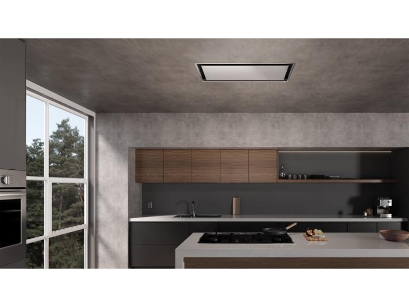 Elica Cielo Ceiling Mount - 600 / 1200 CFM – Stainless Steel & White