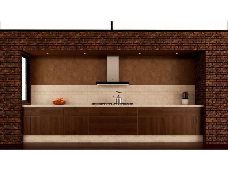 Elica Mezzano Wall Mount Hood 600 CFM – Stainless Steal with Black Glass