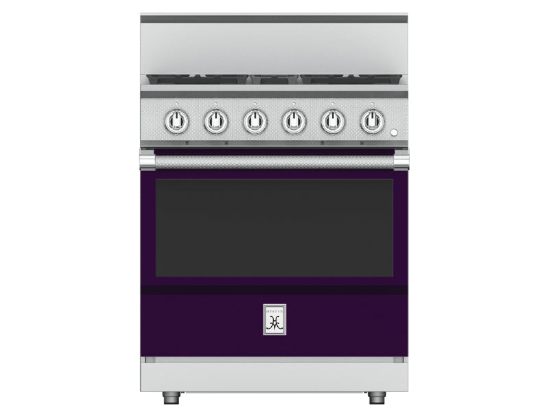 Hestan 30" Range 4 Burner — All Gas, Stainless Steel & Custom Colors