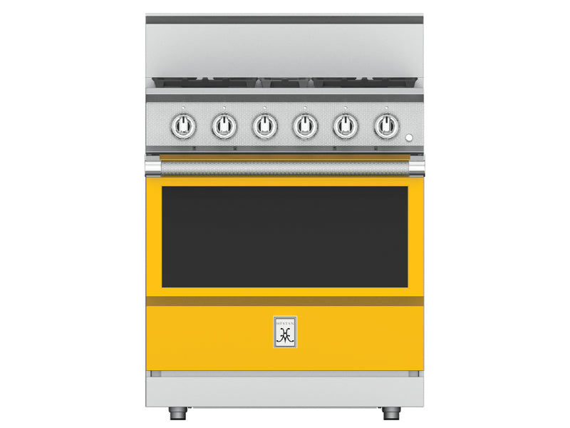 Hestan 30" Range 4 Burner — All Gas, Stainless Steel & Custom Colors