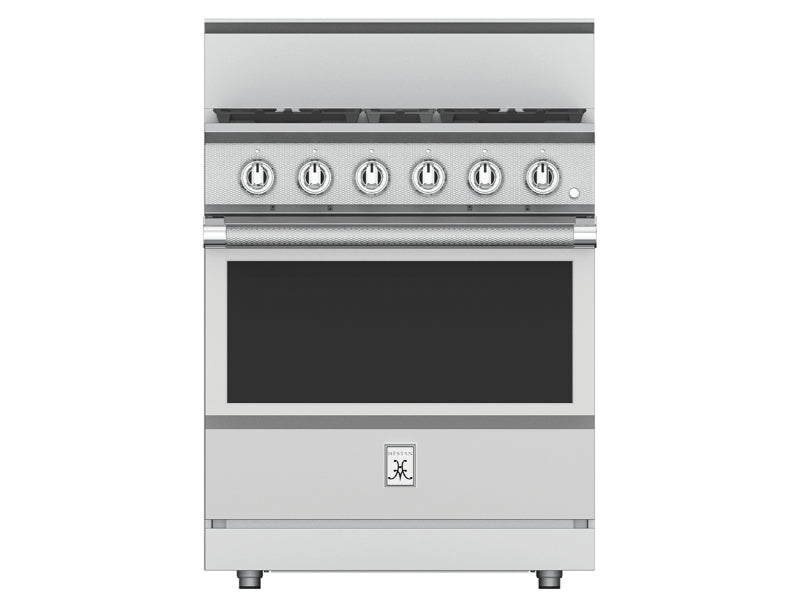 Hestan 30" Range 4 Burner — All Gas, Stainless Steel & Custom Colors