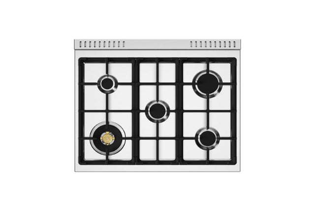 Bertazzoni Master Series 30" Range: Gas, Dual Fuel, and Induction — Stainless Steel, Black, and White