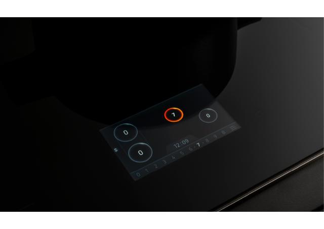 Bertazzoni Professional Series 30" Cooktop: Induction – TFT Interface - Black Glass with Stainless Steel, Carbonio, and Gold Metal Frames
