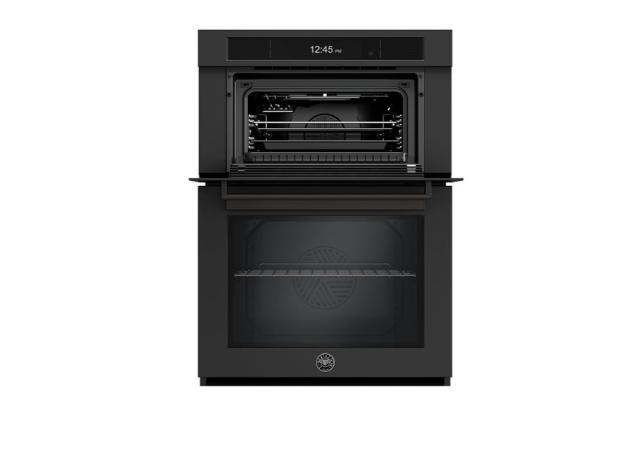 Bertazzoni Professional Series 30" Speed Oven Combination with Steam Self-Clean - Stainless Steel and Carbonio