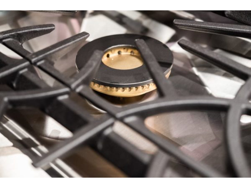Hestan 36" Range 5 Burner — Dual Fuel, Stainless Steel & Custom Colors
