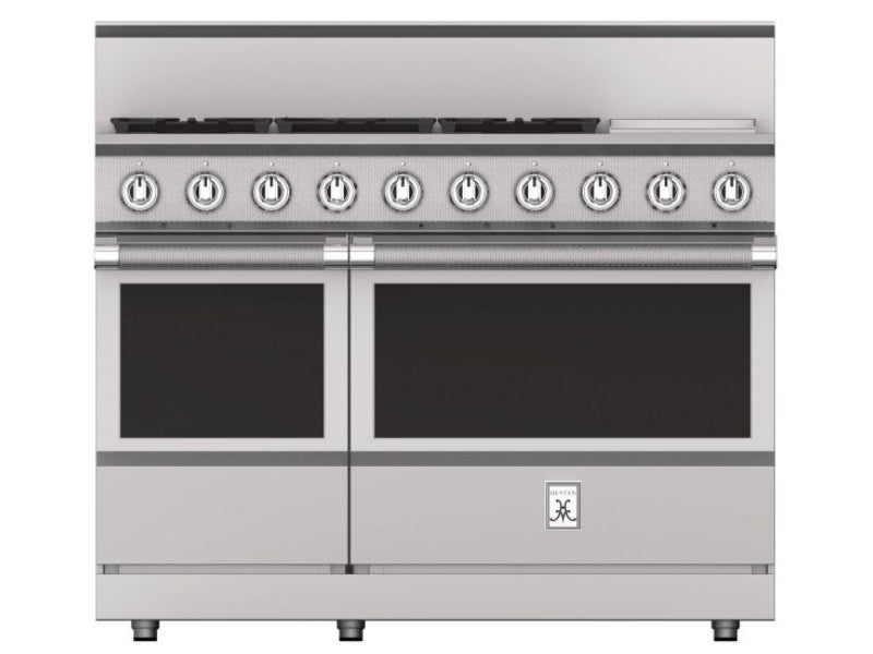Hestan 48" Range 5 Burner with Griddle — All Gas, Stainless Steel & Custom Colors