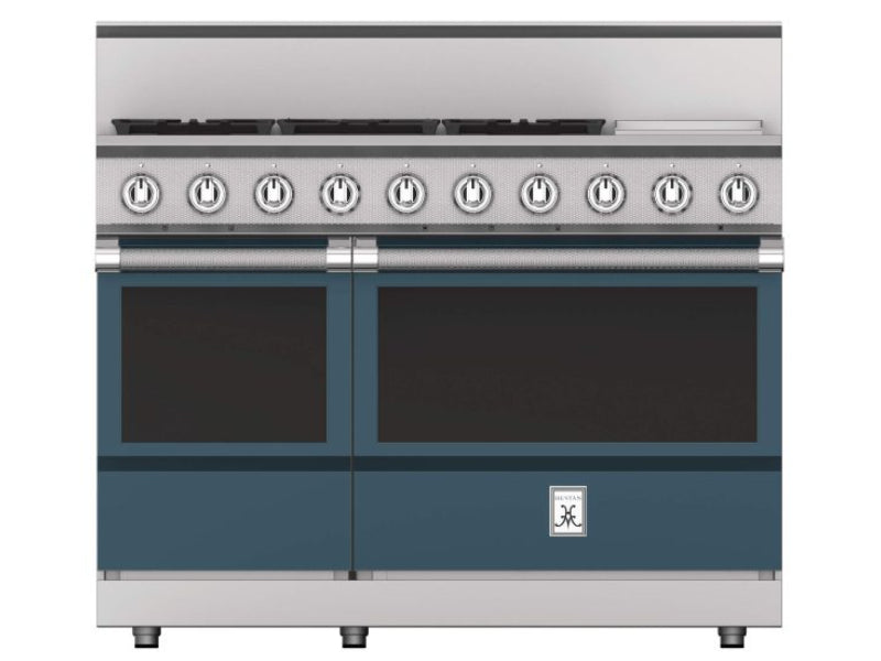 Hestan 48" Range 5 Burner with Griddle — All Gas, Stainless Steel & Custom Colors