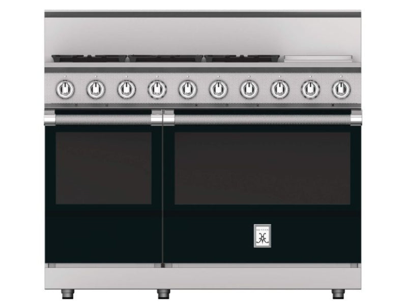 Hestan 48" Range 5 Burner with Griddle — All Gas, Stainless Steel & Custom Colors