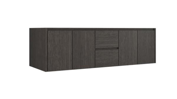 Vanderloc Gilded Double Wall-Mounted - Vessel Bathroom Vanity