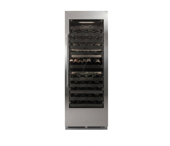 Perlick C-Series 30" Glass Door Dual Zone Wine Column – Indoor - Stainless Steel & Panel Ready - Right & Left Hinge