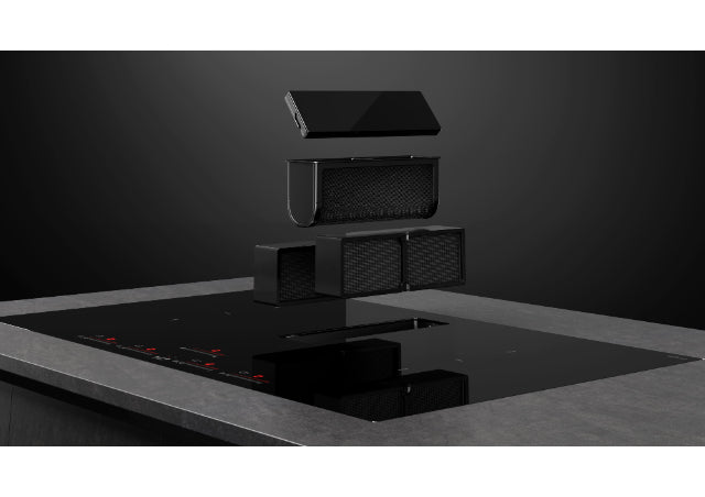 Elica NikolaTesla Flux 30" Induction Cooktop - Downdraft - Black Ceramic or Anti Scratch Glass