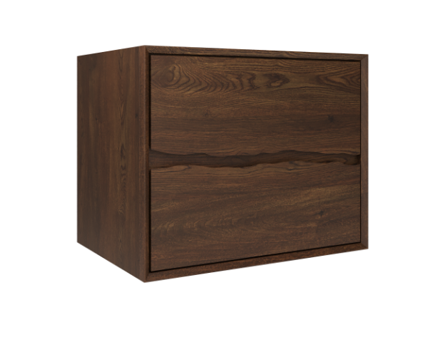 Vanderloc Ventura Two Drawer Single Wall Mounted - Undermount Bathroom Vanity