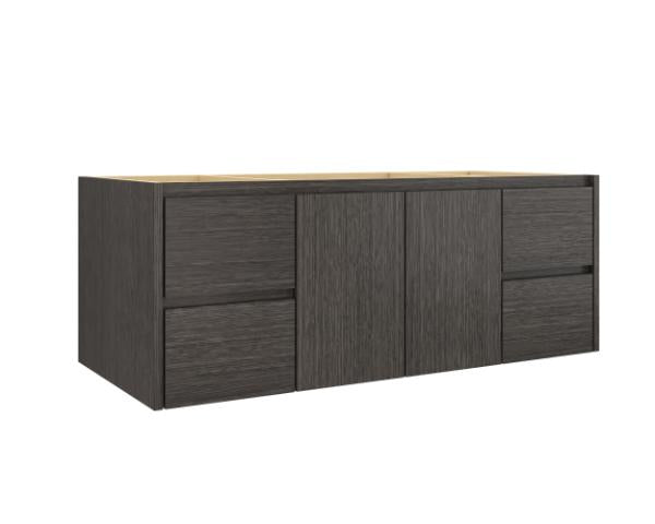 Vanderloc Gilded Single Extra Wide Wall-Mounted - Undermount Bathroom Vanity
