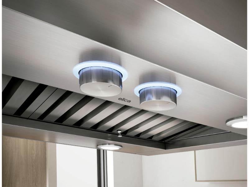 Elica Leone Island Hood 1200 CFM – Stainless Steal
