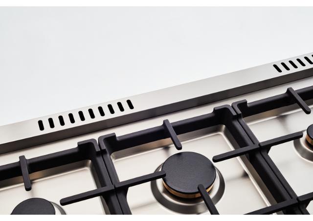 Bertazzoni Professional Series 48" Rangetop: Gas - Stainless Steel