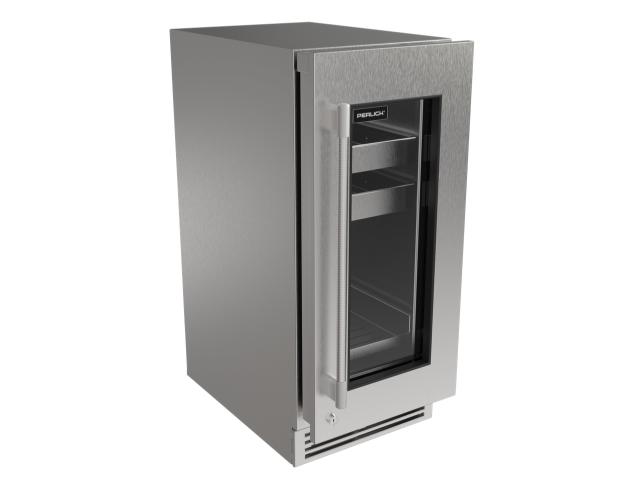 Perlick G5 Luxe 15" Glass Door Beverage Center – Indoor/Outdoor Rated - Panel Ready