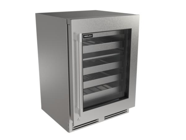 Perlick G5 Luxe 24" Glass Door Dual Zone Wine Reserve – Indoor/Outdoor Rated - Panel Ready