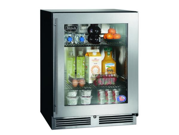 Perlick G5 Core 24" Glass Door Refrigerator – Indoor/Outdoor Rated - Panel Ready