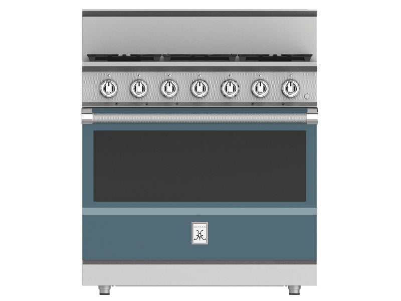 Hestan 36" Range 5 Burner — All Gas, Stainless Steel & Custom Finishes
