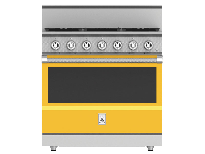 Hestan 36" Range 5 Burner — All Gas, Stainless Steel & Custom Finishes