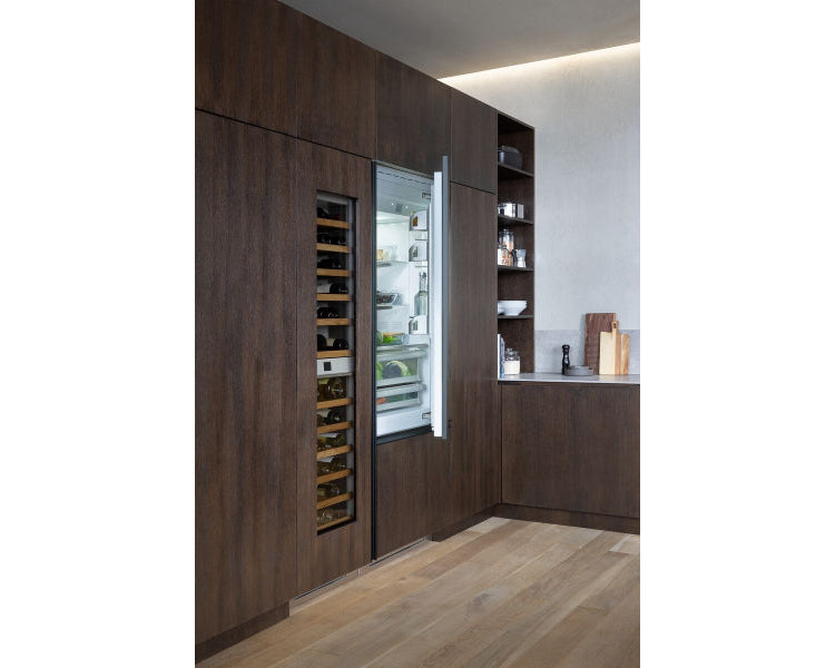 Bertazzoni Professional T-Series 36" Built-In Bottom Mount Refrigerator with Ice Maker - Stainless Steel & Panel Ready - Right or Left Hinge