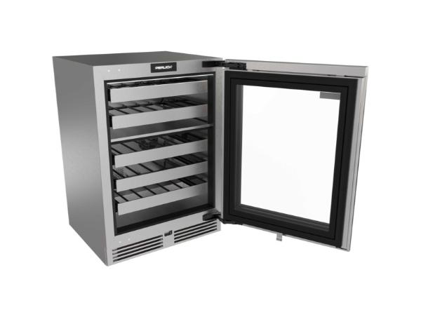 Perlick G5 Luxe 24" Glass Door Dual Zone Wine Reserve – Indoor/Outdoor Rated - Panel Ready