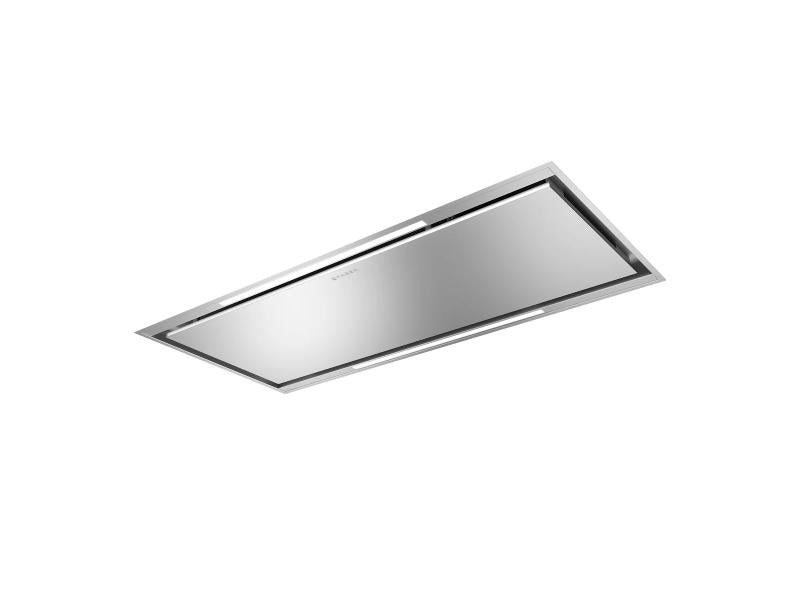 Faber Stratus Isola Ceiling Hood - 600 CFM - Stainless Steel & White Glass