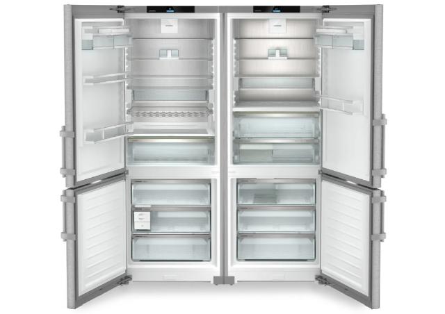 Liebherr 60" Side-by-Side Freestanding Refrigerator / Freezer with Ice Maker – Stainless Steel