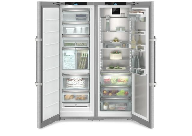 Liebherr 48" Side-by-Side Freesstanding Refrigerator / Freezer with IceTower & BioFresh – Stainless Steel
