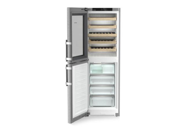 Liebherr 24" Freestanding Dual-Zone Wine Refrigerator / Freezer with Ice Maker – Stainless Steel