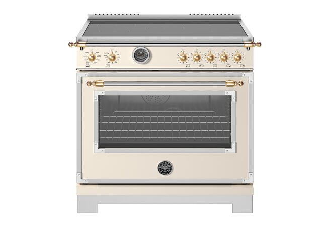 Bertazzoni Heritage Series 36" Range: Gas, Dual Fuel, and Induction — Stainless Steel, Black, and Ivory