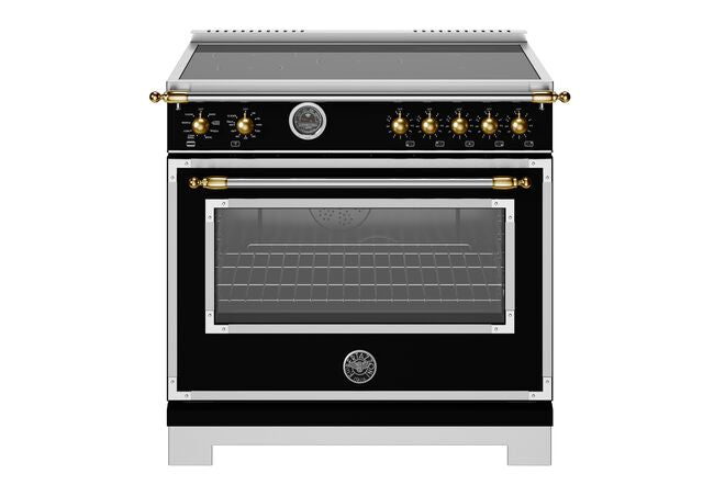 Bertazzoni Heritage Series 36" Range: Gas, Dual Fuel, and Induction — Stainless Steel, Black, and Ivory