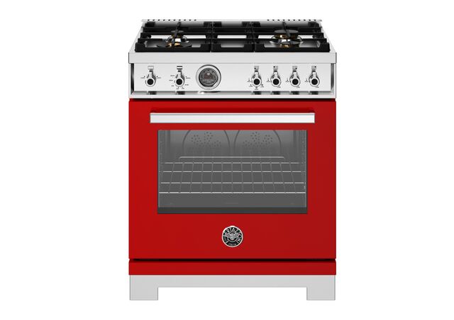 Bertazzoni Professional Series 30" Range: Gas, Dual Fuel, and Induction — Multiple Finishes