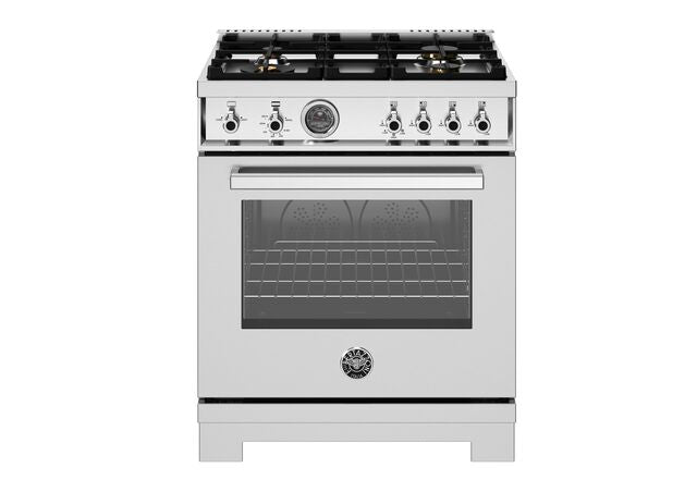 Bertazzoni Professional Series 30" Range: Gas, Dual Fuel, and Induction — Multiple Finishes