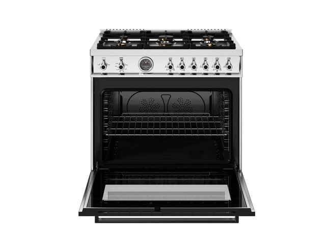 Bertazzoni Professional Series 36" Range: Gas, Dual Fuel, and Induction — Multiple Finishes