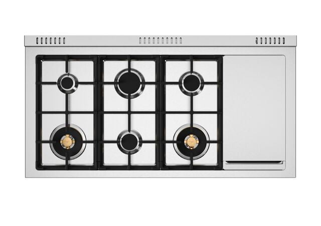 Bertazzoni Professional Series 48" Range: Gas, Dual Fuel, and Induction — Multiple Finishes