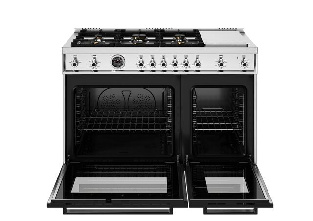 Bertazzoni Professional Series 48" Range: Gas, Dual Fuel, and Induction — Multiple Finishes