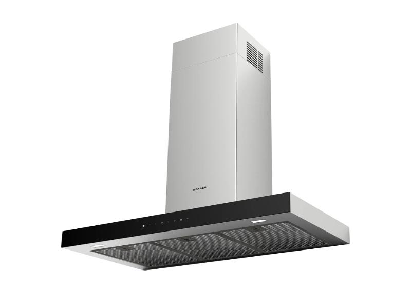 Faber Stilo Glass Wall Mount - 600 CFM - Stainless Steal