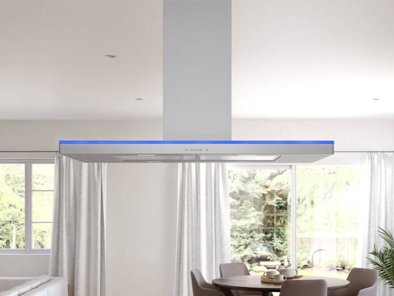 Zephyr Lucé Island Hood – 600 CFM – Stainless Steel