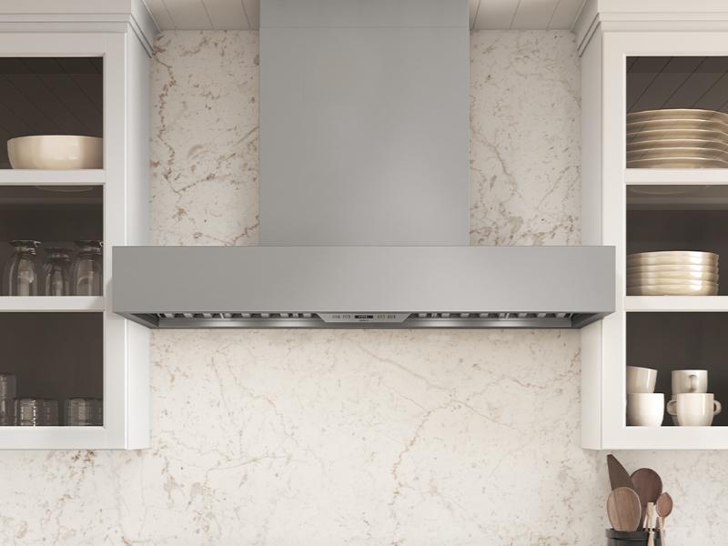 Zephyr Roma Pro Wall Mount Chimney Hood – 650 to 1200 CFM – Stainless Steel